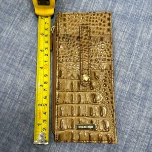 Brahmin Credit Card Wallet in Toasted Almond